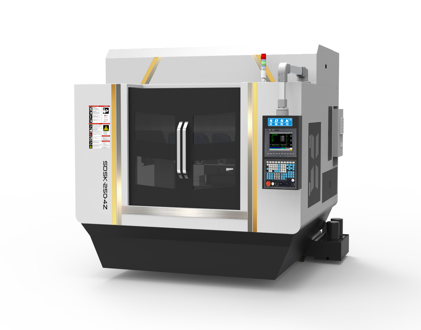 帶刀庫(kù)四頭精雕機(jī)    SDSK250-4Z-HSKE32 帶刀庫(kù)四頭精雕機(jī)    SDSK250-4Z-HSKE32